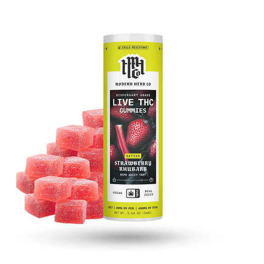 Live Resin THC Gummies: Sativa - 20ct