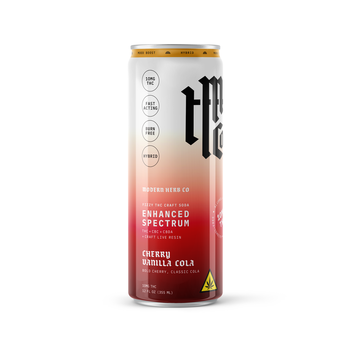 Enhanced Spectrum THC Craft Soda: Cherry Vanilla Cola (Hybrid