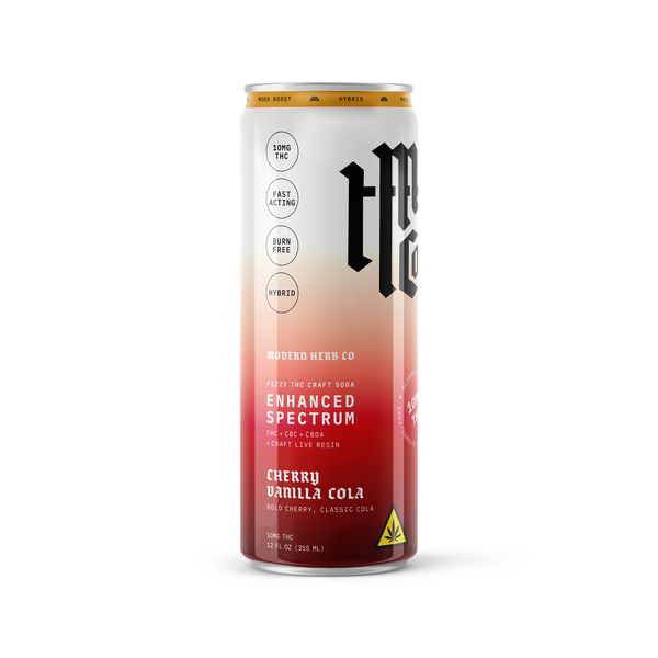 Enhanced Spectrum THC Craft Soda: Cherry Vanilla Cola (Hybrid