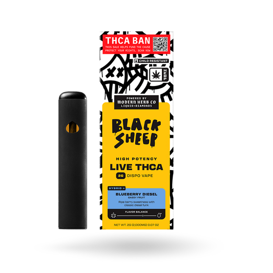 Liquid Diamonds Disposable: Blueberry Diesel (Hybrid) 2g