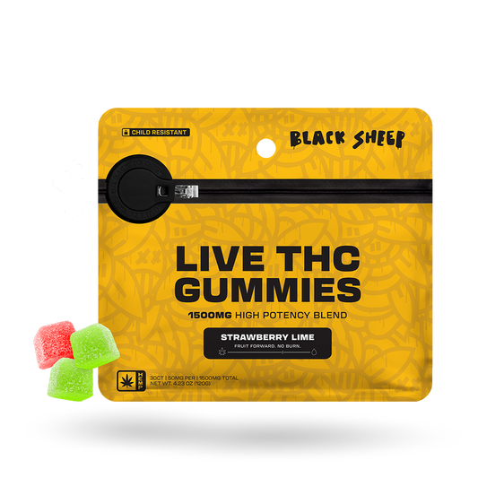 THCP Live Resin Quad Blend Gummies 30ct