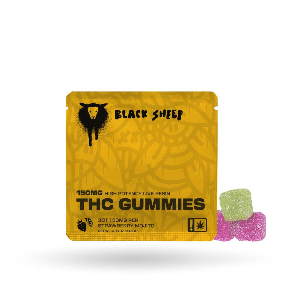 Blacksheep Live Resin THC Gummies 150MG View 2