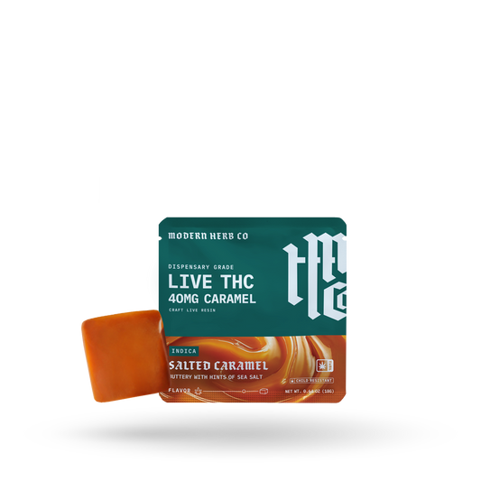 Live Resin Delta 9 Caramels Knockout (Organic) 1ct