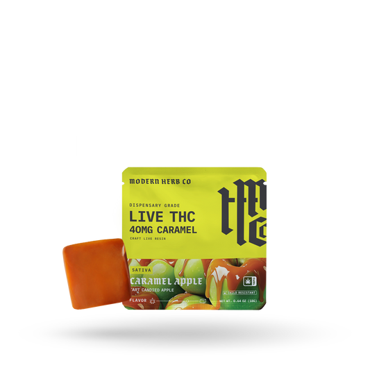 Live THC Caramel: Caramel Apple (Sativa), 1ct