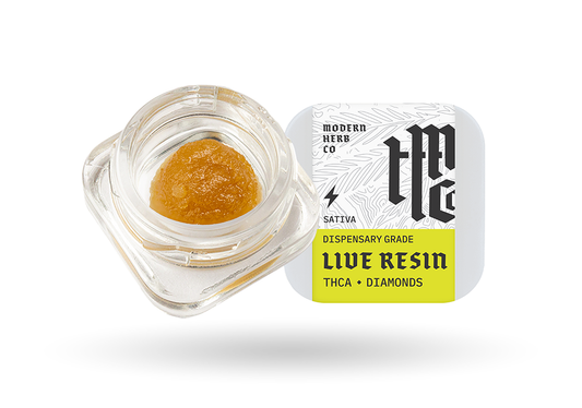 THCa Live Resin Diamonds Dab: Jack Herer (Sativa) - 2g