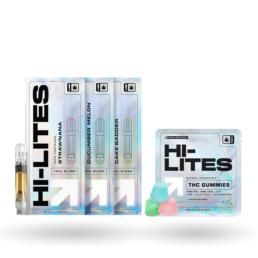 Hi-Lites Bundle Deal: 3 Carts for $30 + Free 3-Count Gummy