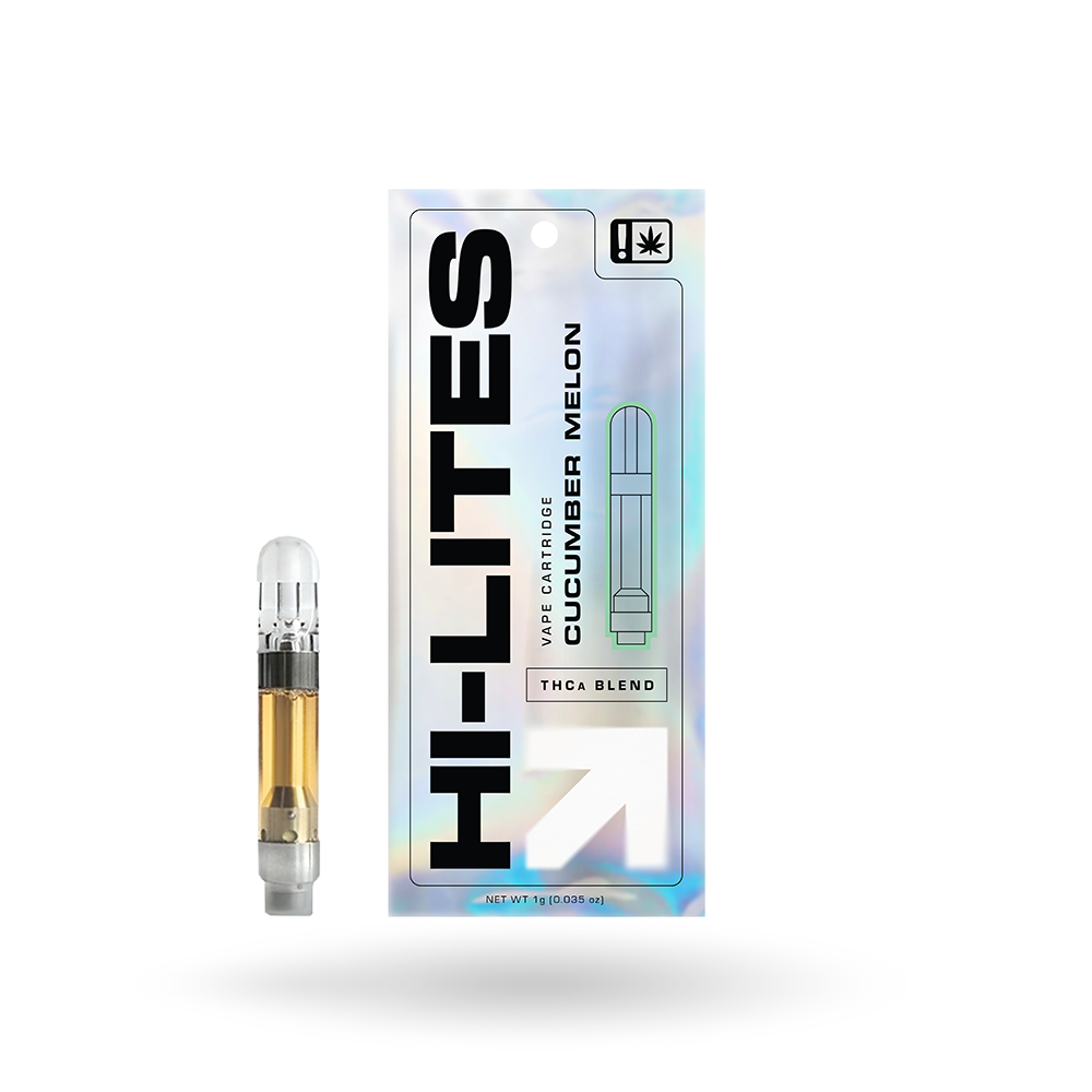 Hi-Lites THCa Vape Cartridge: Cucumber Melon 1g