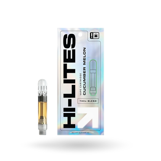 Hi-Lites THCa Vape Cartridge: Cucumber Melon 1g