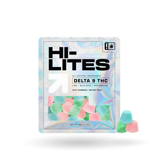 Hi-Lites Vegan Delta 9 THC Gummies 300MG