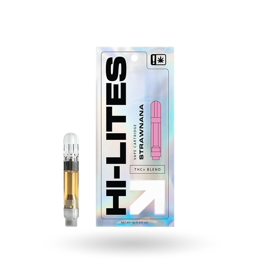 Hi-Lites THCa Vape Cartridge: Strawnana 1g