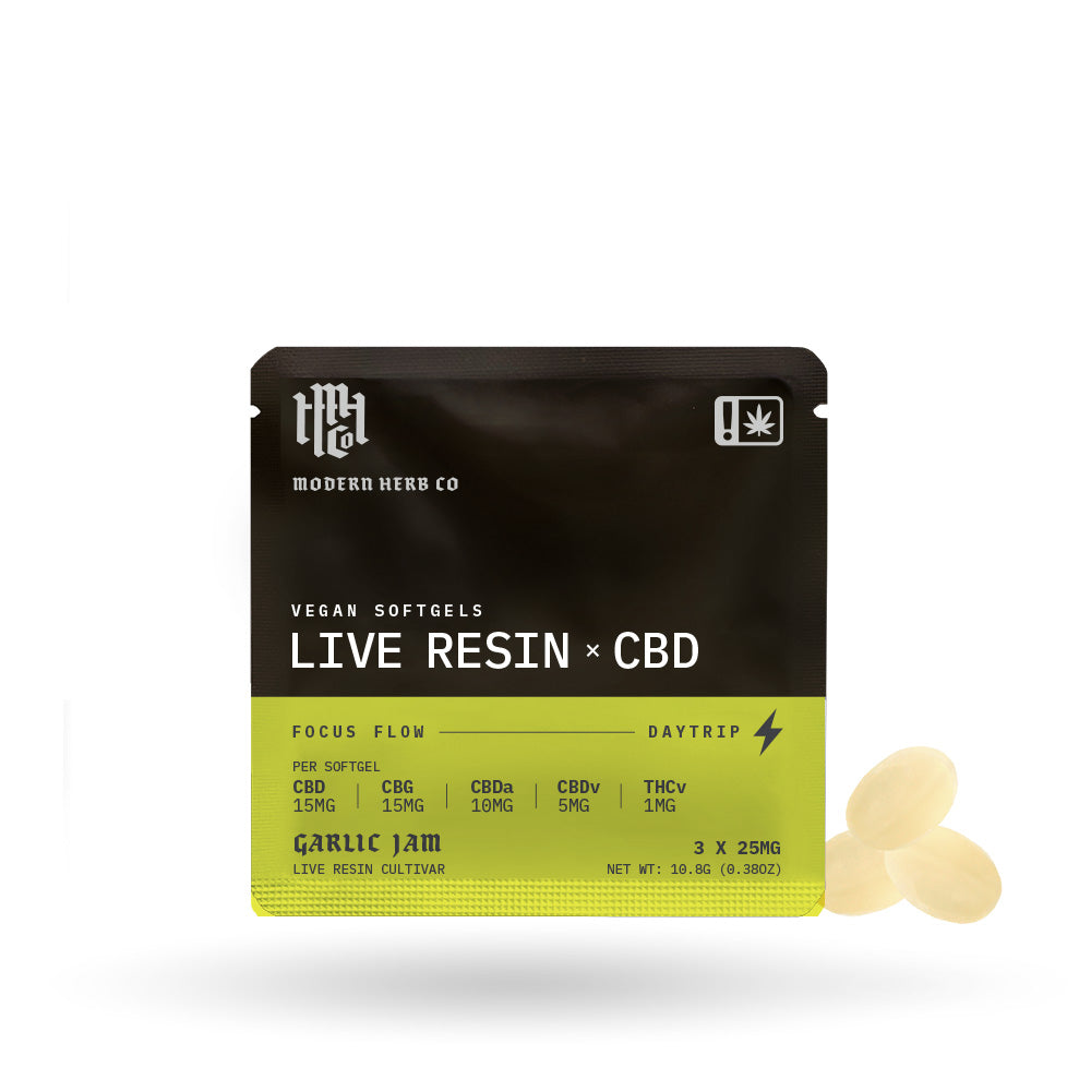 Live Resin CBD Softgels: Daytrip 3ct