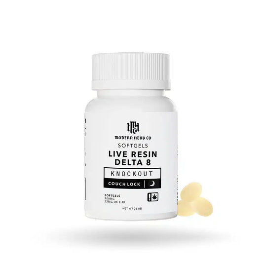 Modern Herb Co Couch Lock Live Resin Delta 8 Softgels