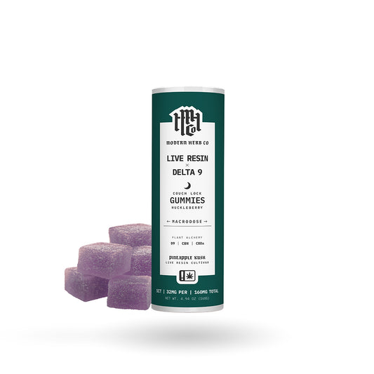 Modern Herb Co Oregon Huckleberry Live Resin Delta 9 Gummies