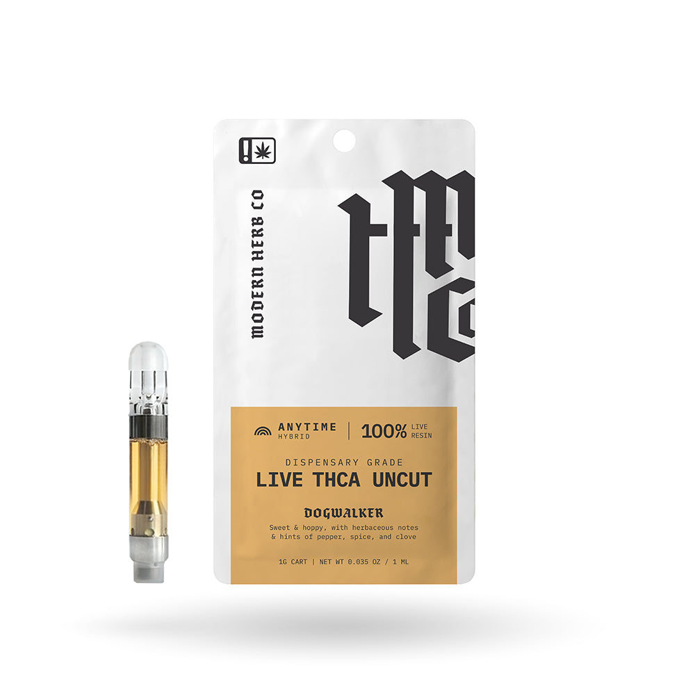 THCa Live Resin Cartridge Uncut: Anytime Dogwalker