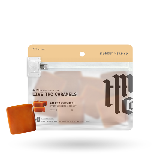 Live Resin Delta 9 Caramels Anytime (Organic) 8ct