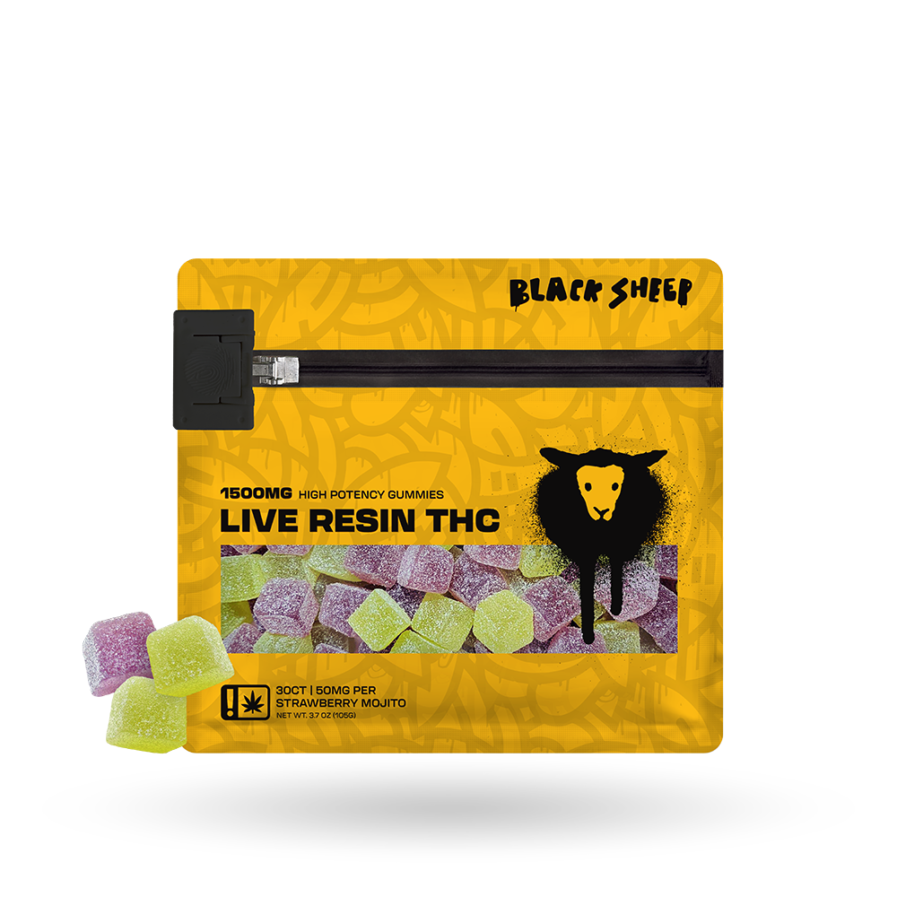 THCP Live Resin Quad Blend Gummies 30ct