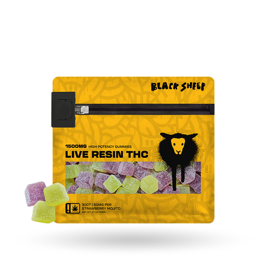 THCP Live Resin Quad Blend Gummies 30ct