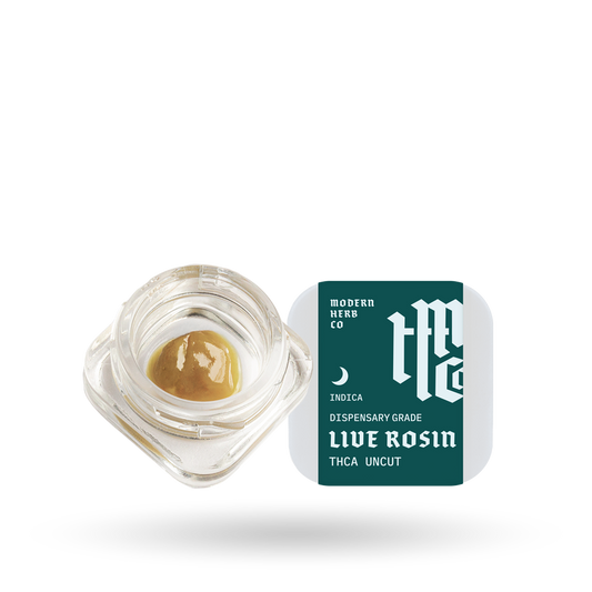 Live THCa Rosin Dab: Papaya Cake (Indica), 1g