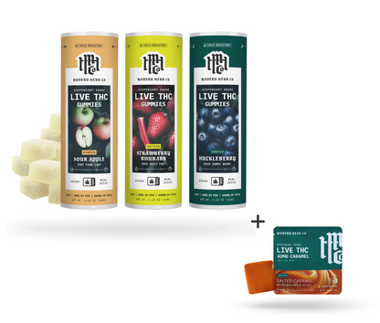 Modern Herb Co Gummy Sampler + Free Caramel!