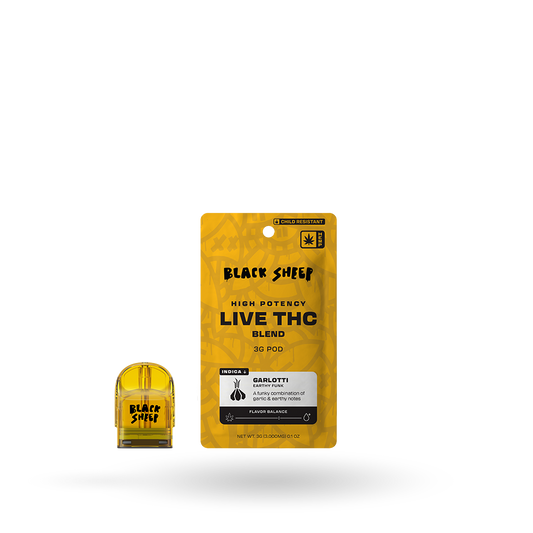 Live THC Blend Pod Refill: Garlotti 3g