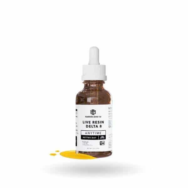 Live Resin Delta 8 Tincture: Anytime